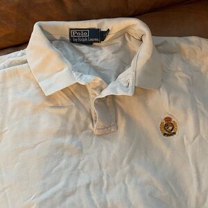 Polo by Ralph Lauren Men's Cream Polo Shirt